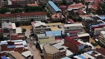 Banjir Besar Melanda Kamboja, 21 Ribu Keluarga Terdampak