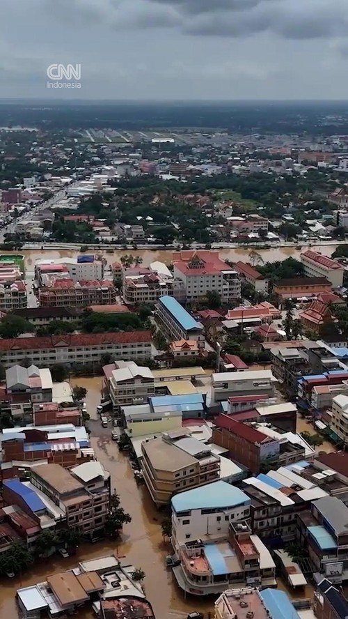 Banjir Besar Landa Kamboja, 21 Ribu Warga Terdampak