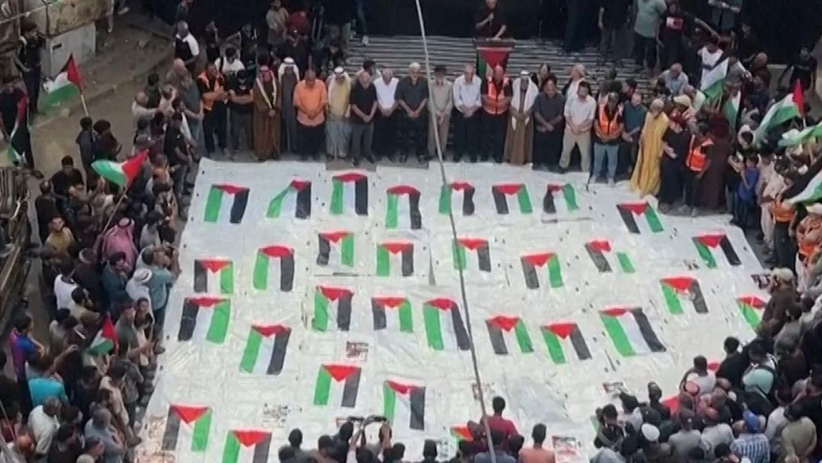 Pemakaman Massal 41 Korban Serangan Israel yang Baru Ditemukan di Gaza