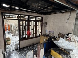 Kondisi Terkini 3 Rumah Terbakar di Tanah Abang, Puing Berserakan