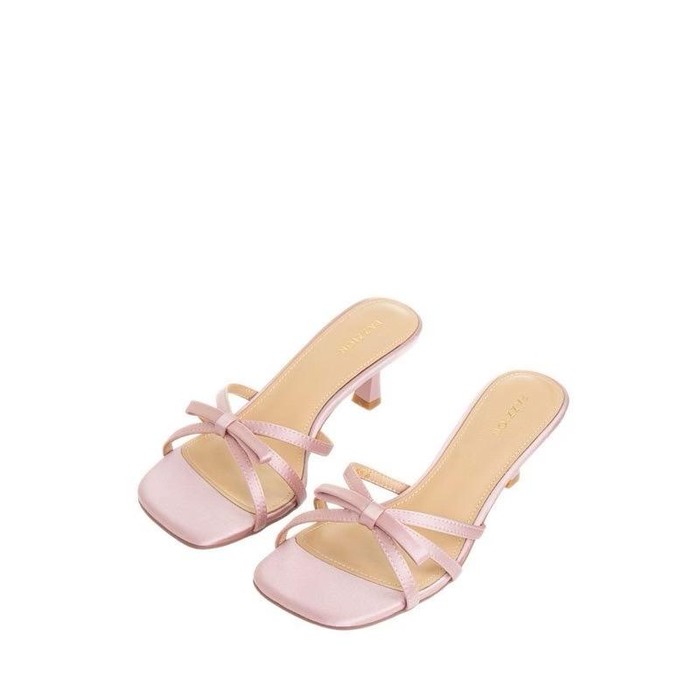 Women's Sandal Heels (Pink)