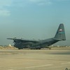 A US military transport aircraft stands at Camp Victory near Baghdad International Airport in Baghdad, Iraq, September 29, 2026. US forces are set to withdraw from their last bases in Iraq by September 30, ending more than two decades of military pre