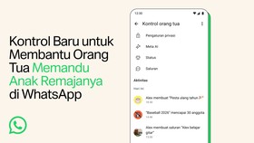 WhatsApp merilis fitur kendali orang tua unuk akun anak.