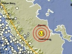 Gempa M 3,2 Guncang Muba, BMKG: Kedalaman 10 Km