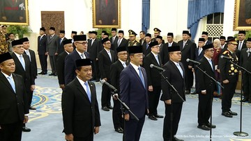 Reshuffle 1 Oktober: 16 Pejabat Dilantik, Beberapa Menteri Dicopot