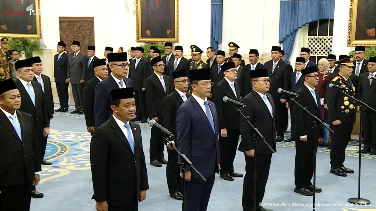 Susunan Terbaru Kabinet Merah Putih Prabowo Usai Reshuffle Hari Ini