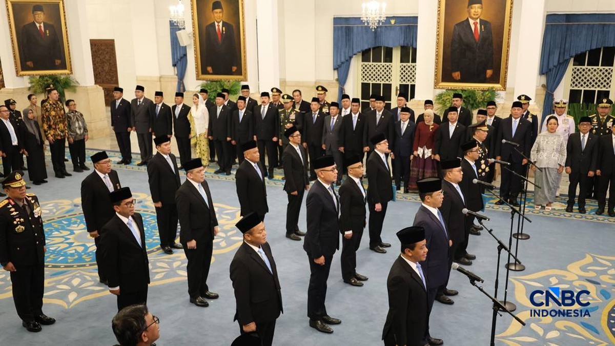Ini Potret Sederet Menteri dan Wamen Baru yang Dilantik Prabowo