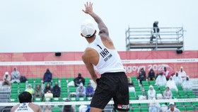Sofyan Rachman/Akbar Bintang  melawan wakil Qatar dalam laga final voli pantai Asian Games 2026.