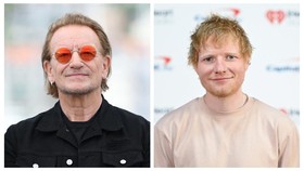 Bono U2 dan Ed Sheeran