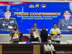 19 Kasus Narkoba Dibongkar di Kota Kediri, 21 Tersangka Diamankan