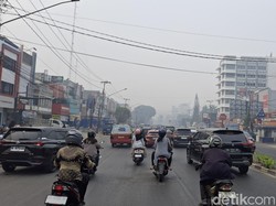 Palembang Masih Diselimuti Kabut Asap, Kualitas Udara Berbahaya