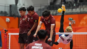 Update Eksklusif Olahraga CNN : Habisi Myanmar 2-0, Takraw Quadrant Putra Indonesia Lolos ke Final