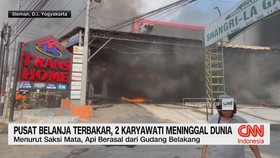 Pusat Perbelanjaan Terbakar, 2 Karyawati Meninggal Dunia