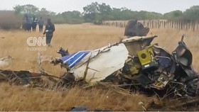 Penampakan Helikopter Jatuh yang Tewaskan Crazy Rich Zimbabwe