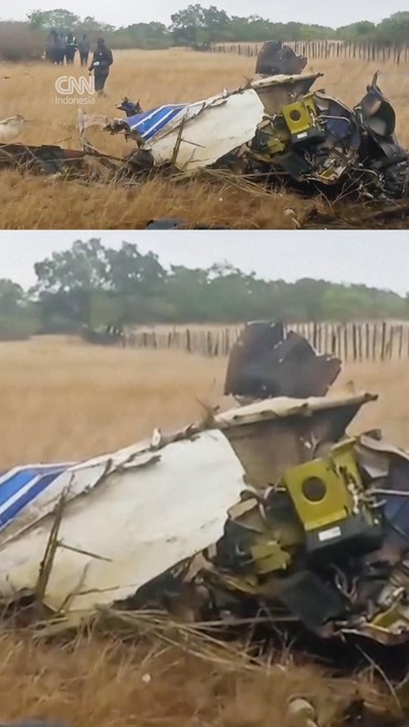Penampakan Helikopter Jatuh yang Tewaskan Crazy Rich Zimbabwe