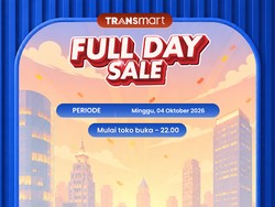 Baru Gajian Nih! Besok Serbu Transmart Full Day Sale, Banjir Diskon 50% + 20%