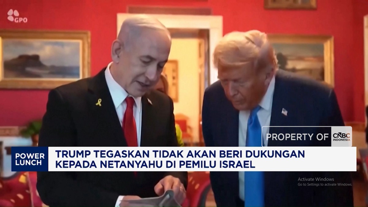 Trump Tegaskan Tak Beri Dukungan Kepada Netanyahu di Pemilu Israel