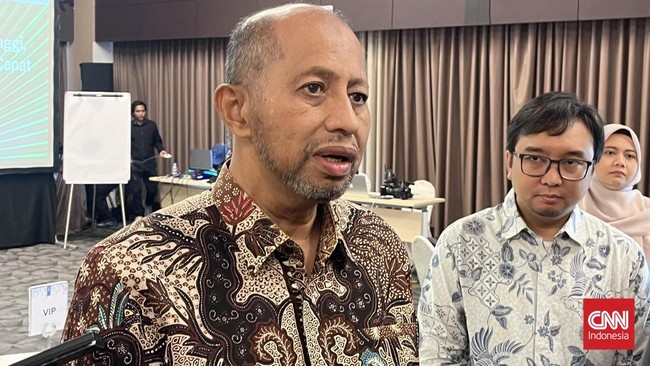 Direktur Utama PT Geo Dipa Energi (Persero) Yudistian Yunis  dalam media gathering, Jumat (2/10).