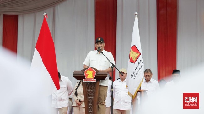 Gubernur Sumatera Utara Bobby Nasution dalam acara Diklat Laskar Partai Gerindra Sumut di Sibolangit, Deliserdang, Sabtu (3/10/2026).  