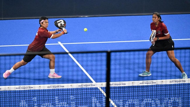 Fadona Kusumawati/Fitria Sabatini meraih medali perak Asian Games 2026 usai kalah dari Jepang.