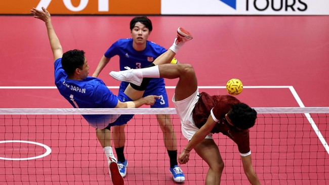 Asian Games - Aichi-Nagoya 2026 - Sepak Takraw - Men's Quadrant Gold Medal Match - Japan v Indonesia -