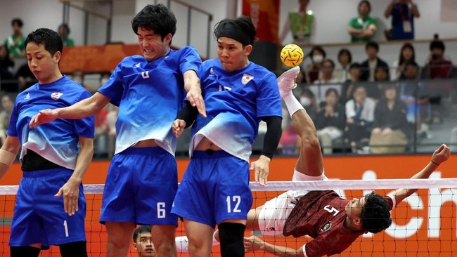 Asian Games - Aichi-Nagoya 2026 - Sepak Takraw - Men's Quadrant Gold Medal Match - Japan v Indonesia -