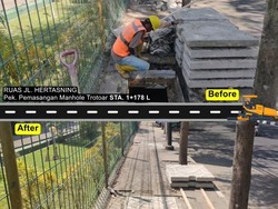 MYP Paket 1 Pemprov Sulsel Kini Fokus Penataan Pedestrian-Drainase