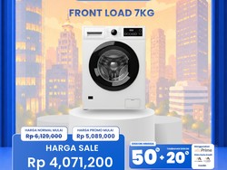 Mesin Cuci Front Load 7KG Hanya Rp 4 Jutaan di Transmart Full Day Sale