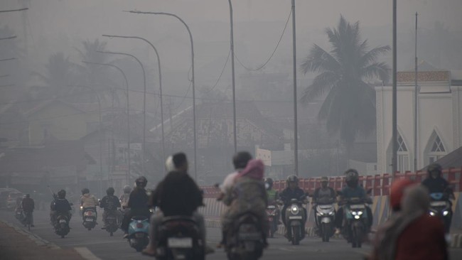 BMKG Sebut Kualitas Udara di Palembang di Level Sangat Berbahaya