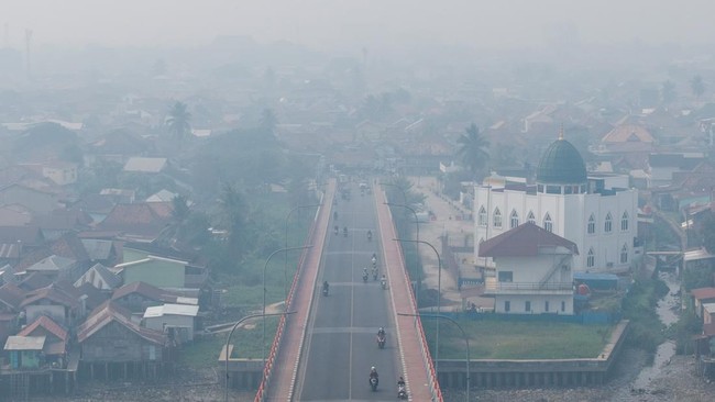 BMKG Sebut Kualitas Udara di Palembang di Level Sangat Berbahaya