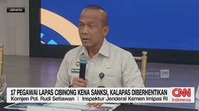 17 Pegawai Lapas Cibinong Disanksi, Kalapas Diberhentikan