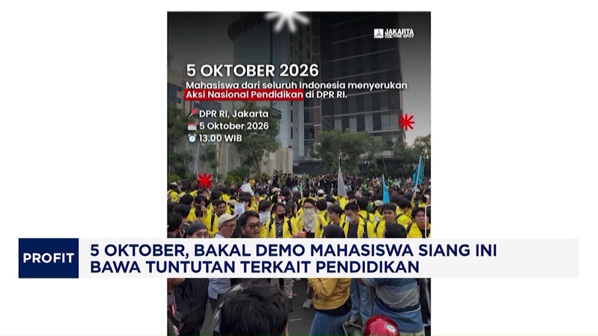 Video: 5 Oktober, Demo Mahasiswa Bawa Tuntutan Terkait Pendidikan
