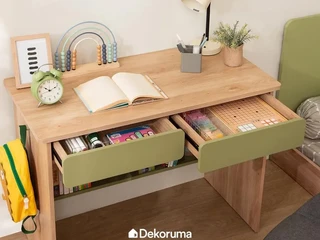 Kamar Anak Berantakan Terus? Meja Belajar dengan Laci dan Rak Ini Bisa Jadi Solusi