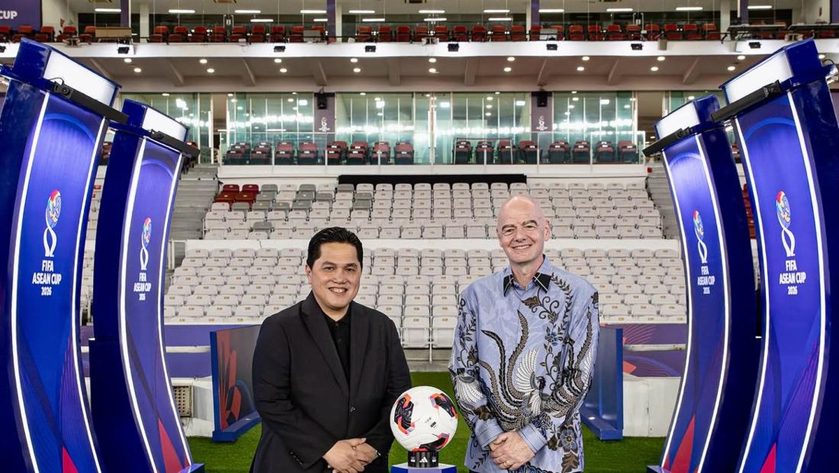 Presiden FIFA Tinjau GBK Jelang Laga Final Indonesia vs Thailand