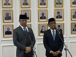 Sertijab Menko PMK, Sugiono Resmi Gantikan Pratikno