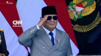 Momen Prabowo Pimpin Upacara Hut TNI ke-81