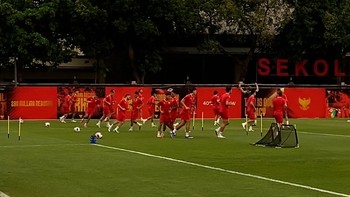Momen Timnas Gelar Latihan Jelang Final FIFA ASEAN CUP 2026