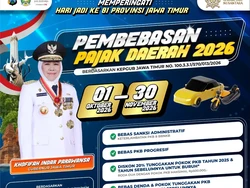 Pemutihan Pajak Kendaraan Jawa Timur Oktober 2026, Ini Rinciannya