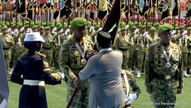 Presiden RI Prabowo Subianto meresmikan Komando Daerah Militer (Kodam) beserta Panglimanya pada upacara HUT ke-81 TNI pada 5 Oktober 2026 yang digelar di Mabes TNI, Cilangkap, Jakarta.