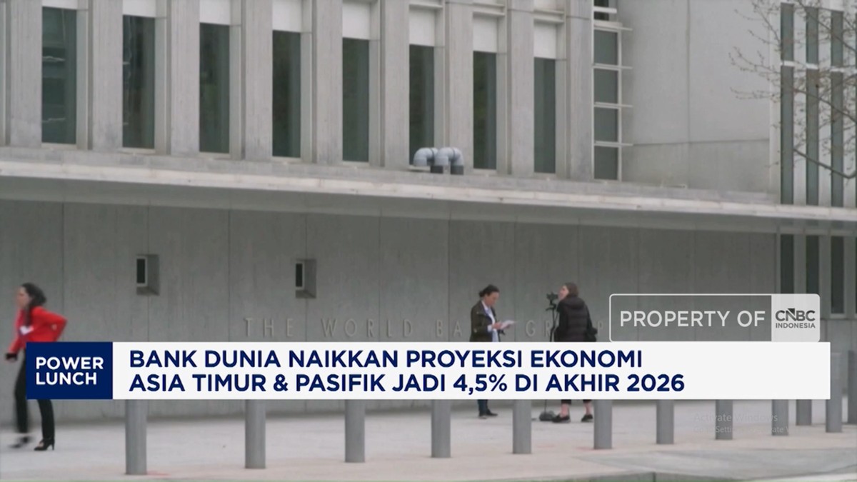 Bank Dunia Naikkan Proyeksi Ekonomi Asia Timur dan Pasifik Jadi 4,5% 