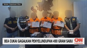 Bea Cukai Gagalkan Penyelundupan 490 Gram Sabu