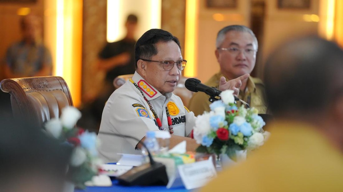 Rakor Bersama Pemkab Malinau, Tito Bahas Pembangunan Jalan Perbatasan
