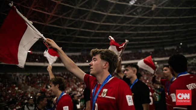 Timnas Indonesia berselebrasi usai mengalahkan Timnas Thailand pada final FIFA ASEAN Cup 2026 di Stadion Utama Gelora Bung Karno (SUGBK), Senayan, Jakarta, Senin (5/10/2026). Indonesia juara setelah mengalahkan Thailand lewat adu penalti dengan skor