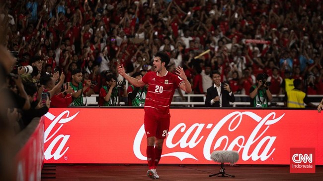 Timnas Indonesia berhasil menjadi juara FIFA ASEAN Cup 2026 usai mengalahkan Thailand lewat adu penalti dengan skor 2-2(4-2) di SUGBK, Jakarta. (CNN Indonesia/Adi Ibrahim)