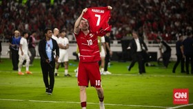 Timnas Indonesia berhasil menjadi juara FIFA ASEAN Cup 2026 usai mengalahkan Thailand lewat adu penalti dengan skor 2-2(4-2) di SUGBK, Jakarta. (CNN Indonesia/Adi Ibrahim)