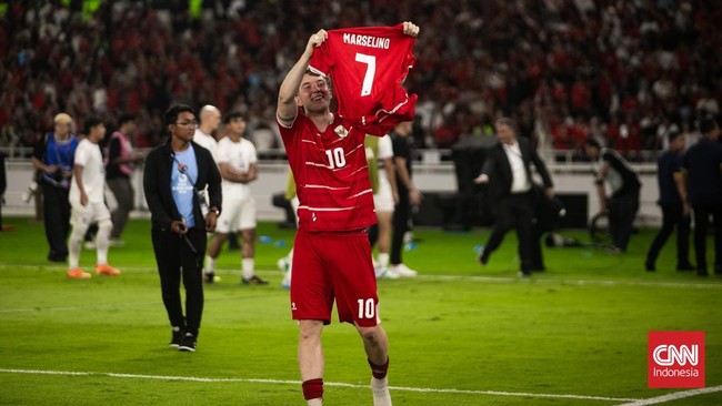 Timnas Indonesia berhasil menjadi juara FIFA ASEAN Cup 2026 usai mengalahkan Thailand lewat adu penalti dengan skor 2-2(4-2) di SUGBK, Jakarta. (CNN Indonesia/Adi Ibrahim)