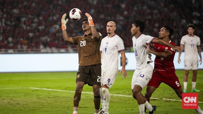 Timnas Indonesia berhasil menjadi juara FIFA ASEAN Cup 2026 usai mengalahkan Thailand lewat adu penalti dengan skor 2-2(4-2) di SUGBK, Jakarta. (CNN Indonesia/Adi Ibrahim)