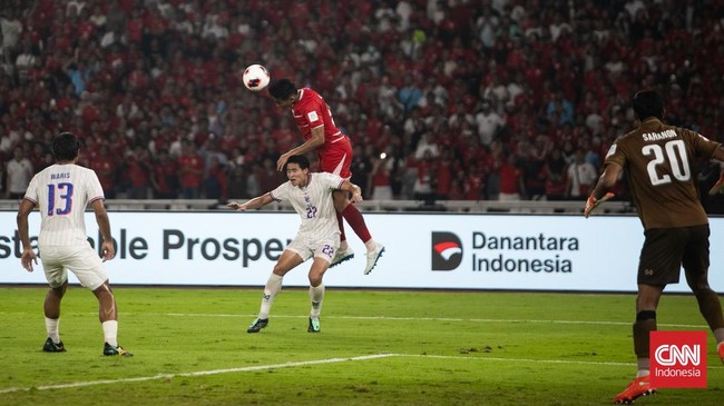 Timnas Indonesia berhasil menjadi juara FIFA ASEAN Cup 2026 usai mengalahkan Thailand lewat adu penalti dengan skor 2-2(4-2) di SUGBK, Jakarta. (CNN Indonesia/Adi Ibrahim)