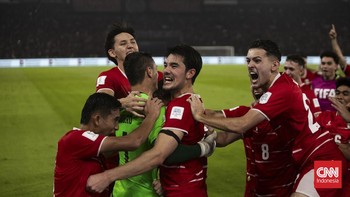 Timnas Indonesia berhasil menjadi juara FIFA ASEAN Cup 2026 usai mengalahkan Thailand lewat adu penalti dengan skor 2-2(4-2) di SUGBK, Jakarta. (CNN Indonesia/Adi Ibrahim)