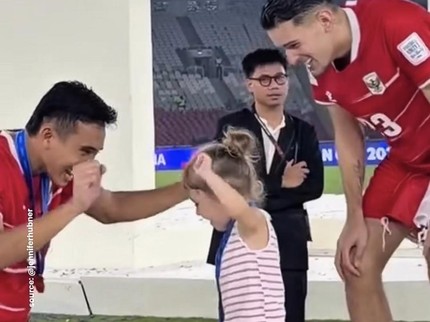 Kamari Asyik Joget Ikut Selebrasi Juara Timnas, Gemas Banget!